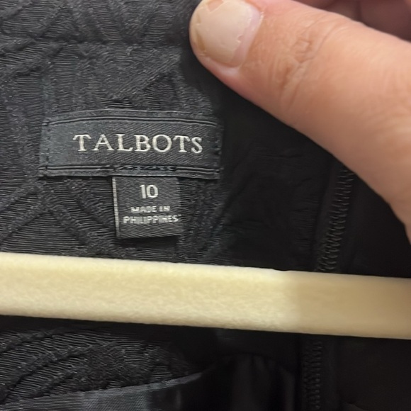 Talbots Black Sleeveless Sheath Dress for Cocktail Events - Picture 3 of 4